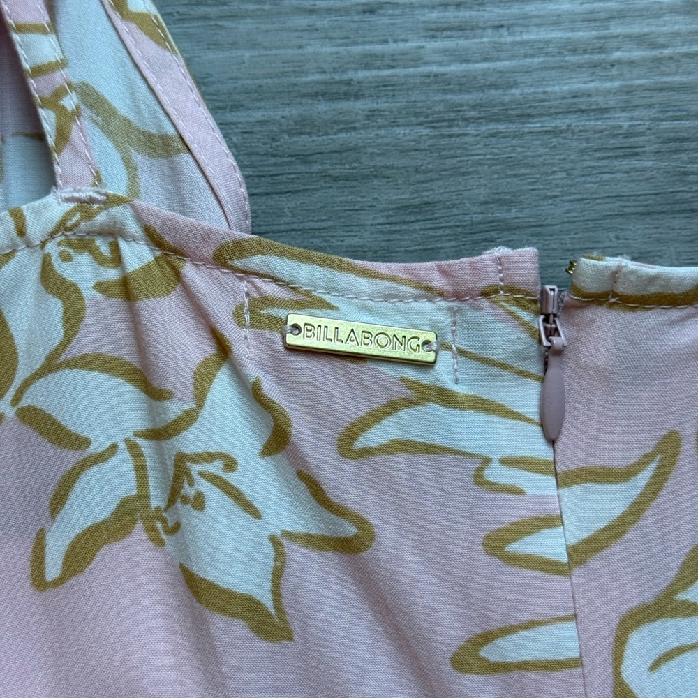 Billabong Sweet Sunshine Floral Spaghetti Strap Midi Dress Size S - Picture 6 of 11